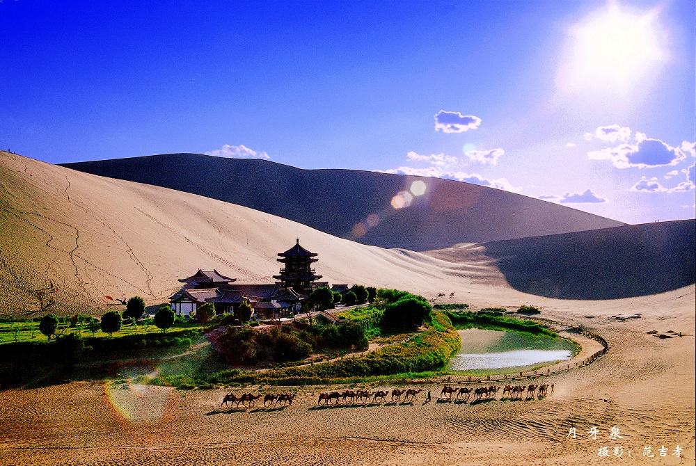 敦煌鸣沙山月牙泉景区风沙环境分析